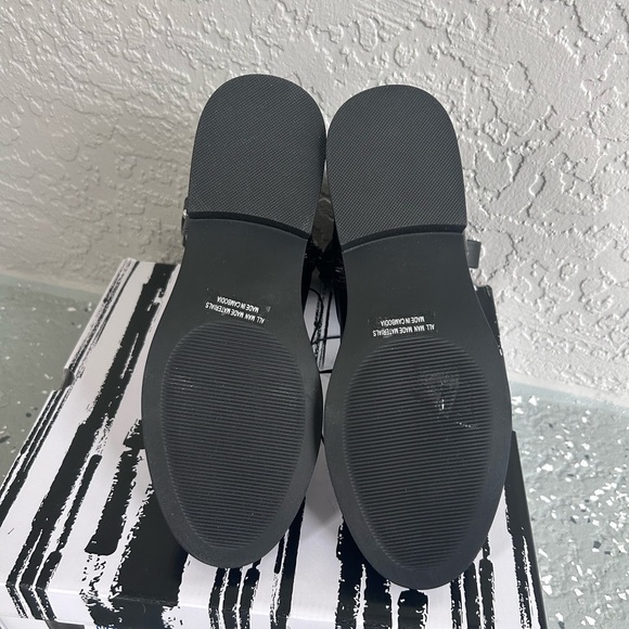 Black Leather Harness Moto Boots - Picture 5 of 6